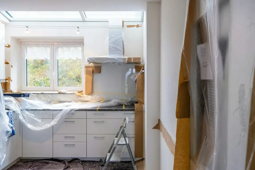 New Kitchen Being Installed In New Home